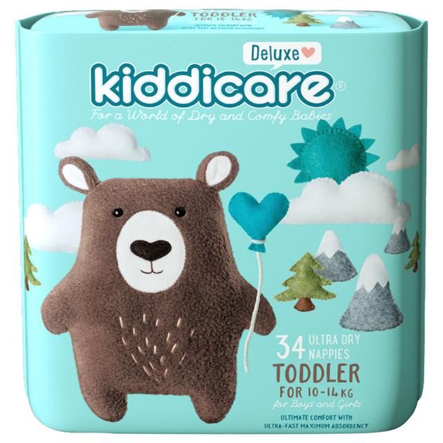 Kiddicare - Toddler Nappies - Size 4 - 10-14kg - Pack of 34