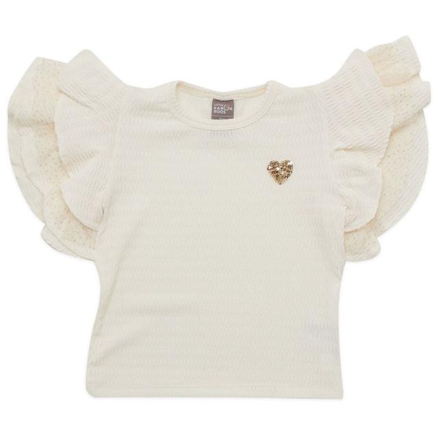 Little Kangaroos - Girl Knitted Top - Off White