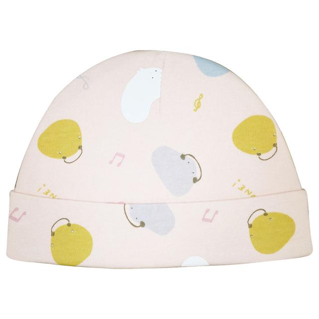 Smart Baby - Baby Girl Printed Cap - Light Pink