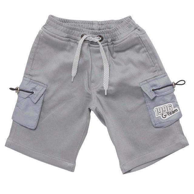 Little Kangaroos - Boy Full Elastic Shorts - Grey