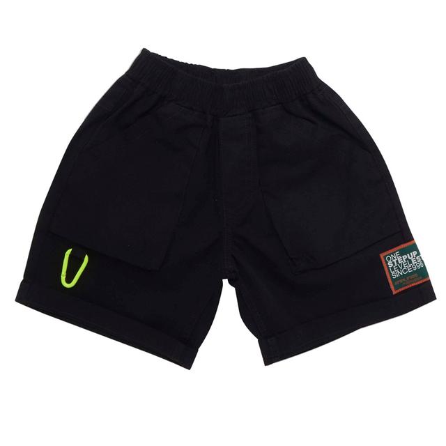 Little Kangaroos - Boy Semi Elasticated Woven Bermuda Shorts - Black