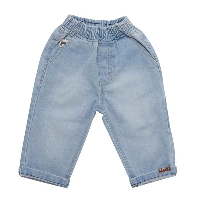 Little Kangaroos - Baby Boy Fully Elasticated Denim Jeans - Light Blue