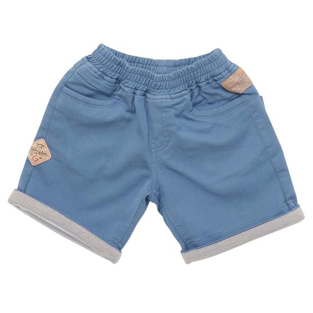 Little Kangaroos - Boy Full Elastic Shorts - Dark Blue