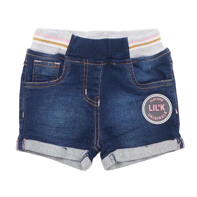 Little Kangaroos - Girl Denim Shorts - Dark Blue