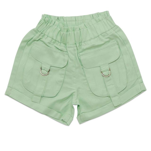 Little Kangaroos - Girl Full Elastic Shorts - Mint