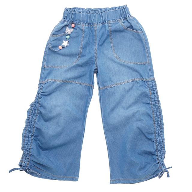 Little Kangaroos - Girl Full Elastic Denim Jeans - Light Blue