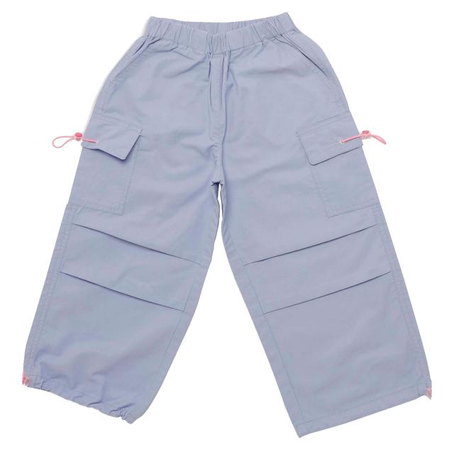 Little Kangaroos - Girl Full Elastic Parachute Pants - Sky Blue