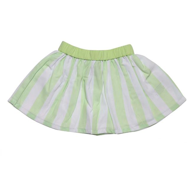 Little Kangaroos - Baby Girl Printed Skirts - Lime Green