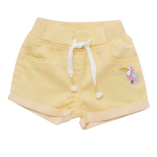 Little Kangaroos - Baby Girl Full Elastic Denim Shorts - Mango