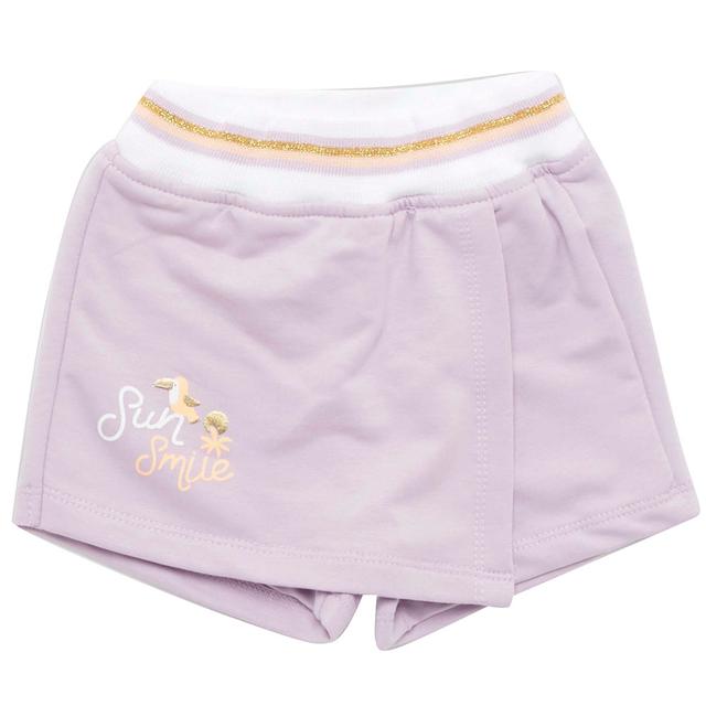 Little Kangaroos - Baby Girl Full Elastic Skort - Purple