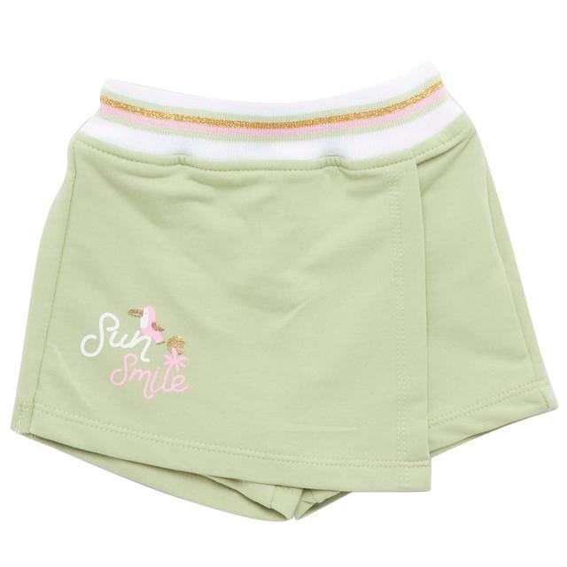 Little Kangaroos - Baby Girl Full Elastic Skort - Pista