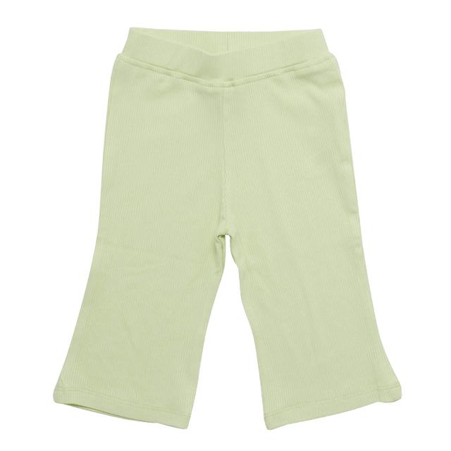 Little Kangaroos - Baby Girl Flared Pants - Lime Green