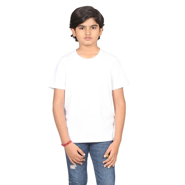 Nexgen Juniors - Boy Half Sleeve T-Shirt - White