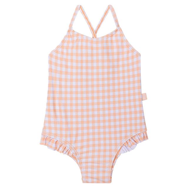 Swim Essentials - All Over Girls Bathing Suit - Orange