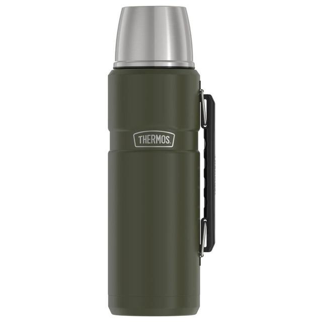 Thermos - Vacuum Insulated Thermal Bottle - Army Green - 1.2 L