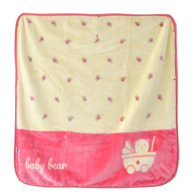 Smart Baby - Baby Girl Baby Bear Swaddling Blanket - Pink