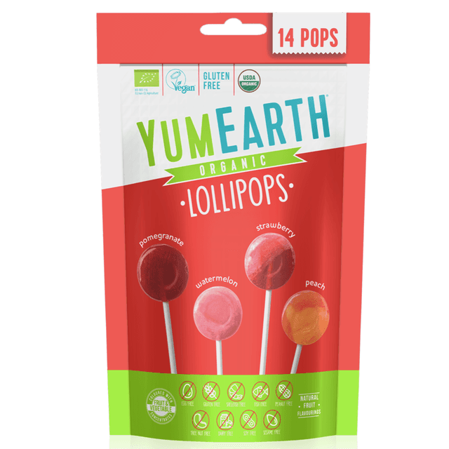 Yum Earth - Organic Fruit Pops 14pcs 85g