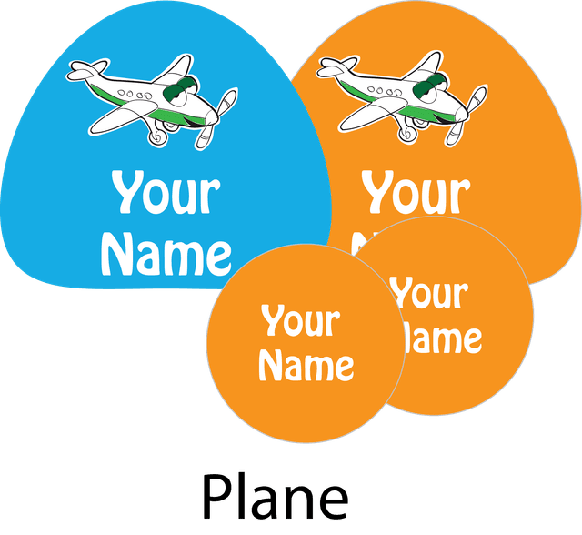 Ladybug - Shoe Labels Plane - Pack of 16