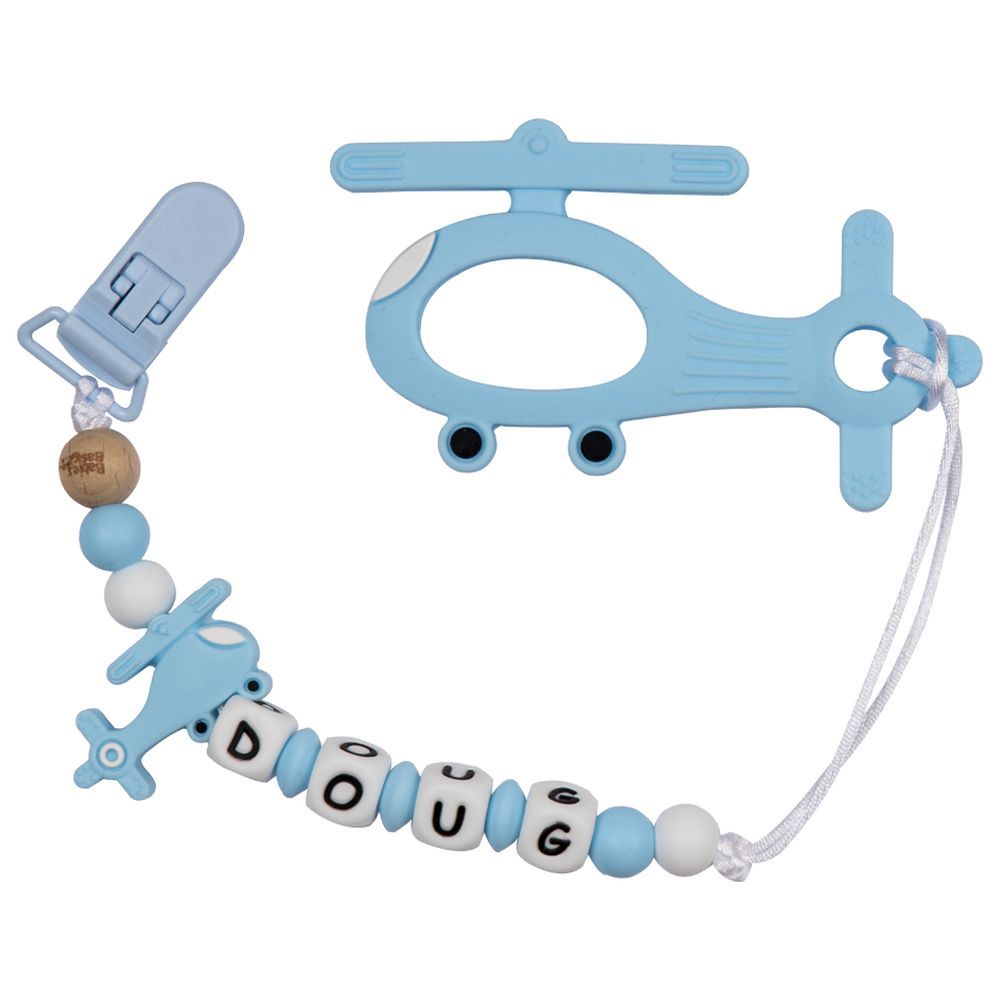 Customized pacifier and store clip