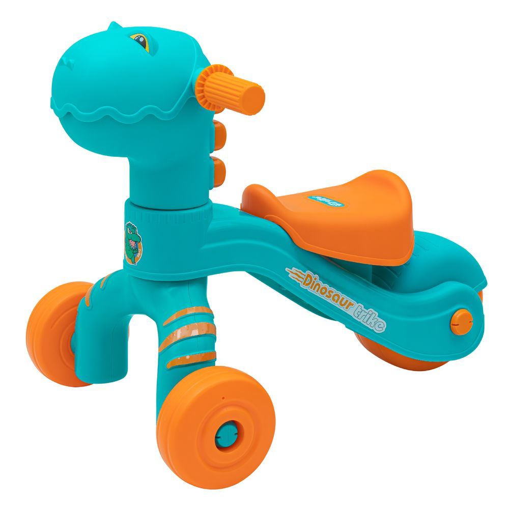 Moon Dino Trike Baby Balance Bike With Front Storage Space Blue