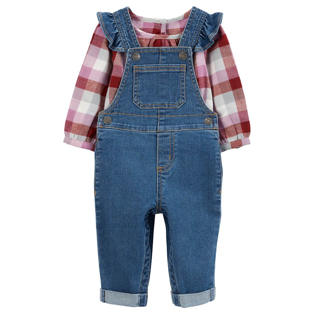 Baby girl denim store overalls