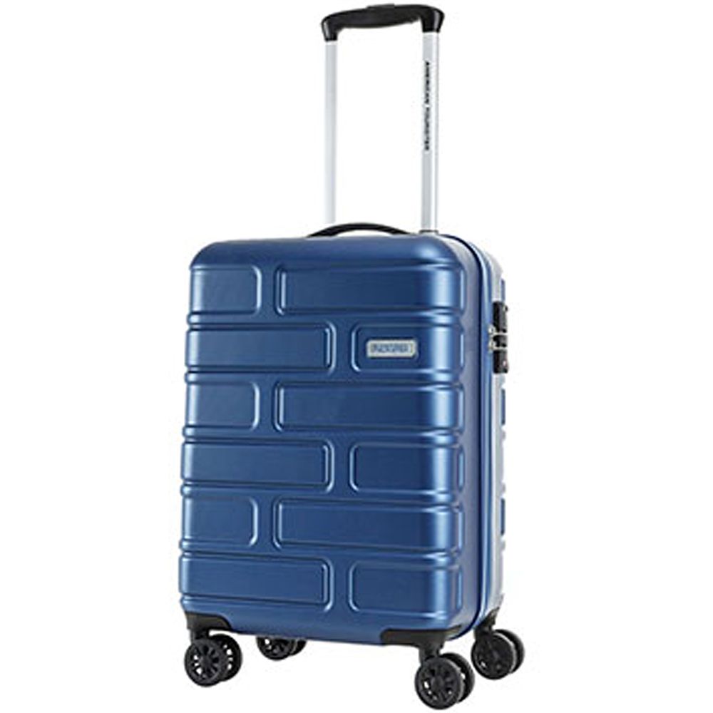 American Tourister - Bricklane Spinner Hard Cabin Luggage Bag - 55cm -  Oxford Blue