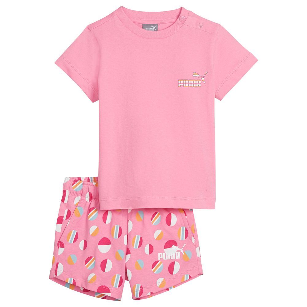 Puma girl's logo crew suit clearance infant