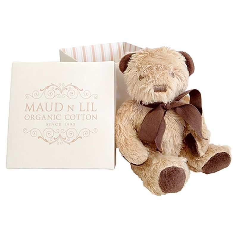 Maud n Lil Organic Mini Teddy Bear Brown