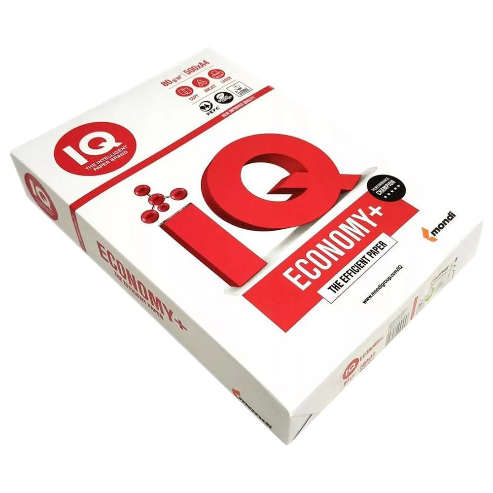 Mondi - IQ Economy+ 80 GSM A4 Paper - 500 Sheets