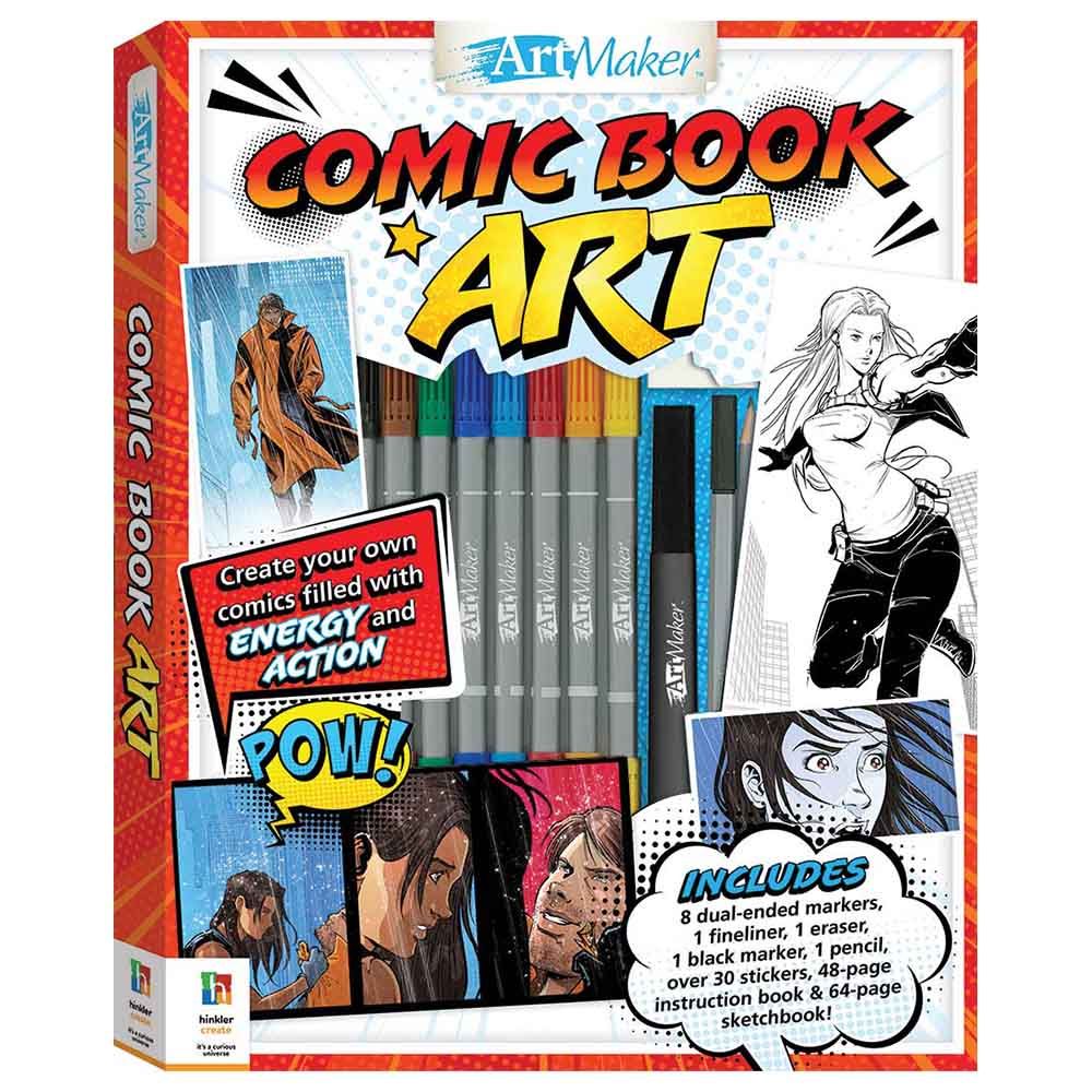 HINKLER ART MAKER COMIC ART BOOK PACK