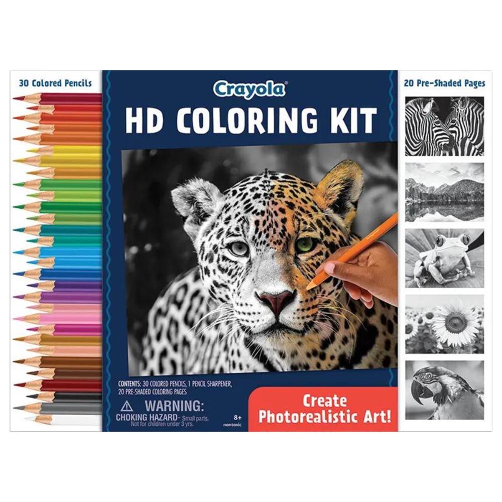 24 Crayola Signature Pro Colored Pencils Adult Coloring Books