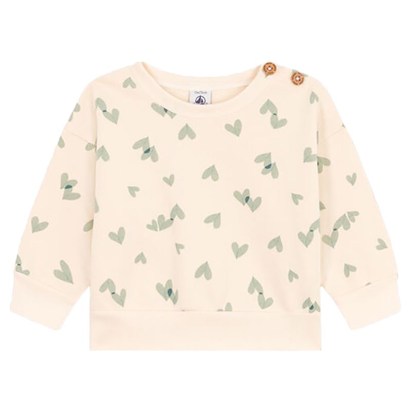 Petit Bateau - Baby's Patterned Fleece Sweatshirt