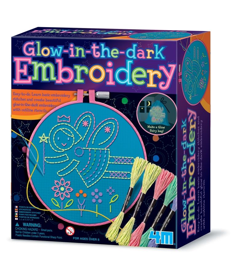 4M Embroidery Stitches Kit -Kids Art and Craft Activity