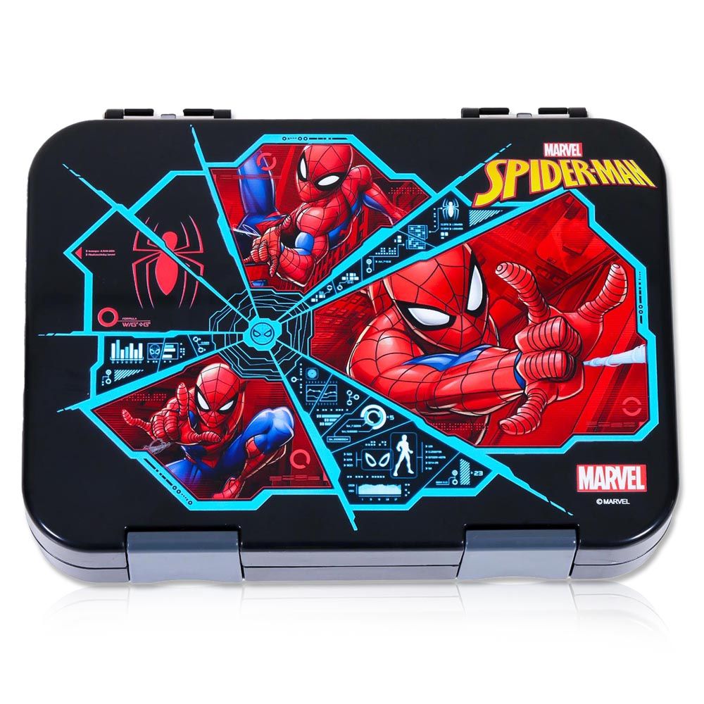 Superhero Lunch: Spiderman Bento