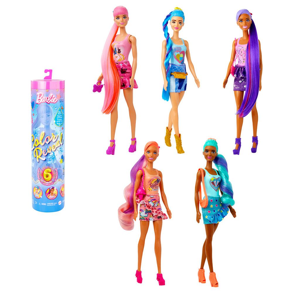 Mattel Games - Barbie Color Reveal Barbie Totally Denim Series 1pc - Style  May Vary