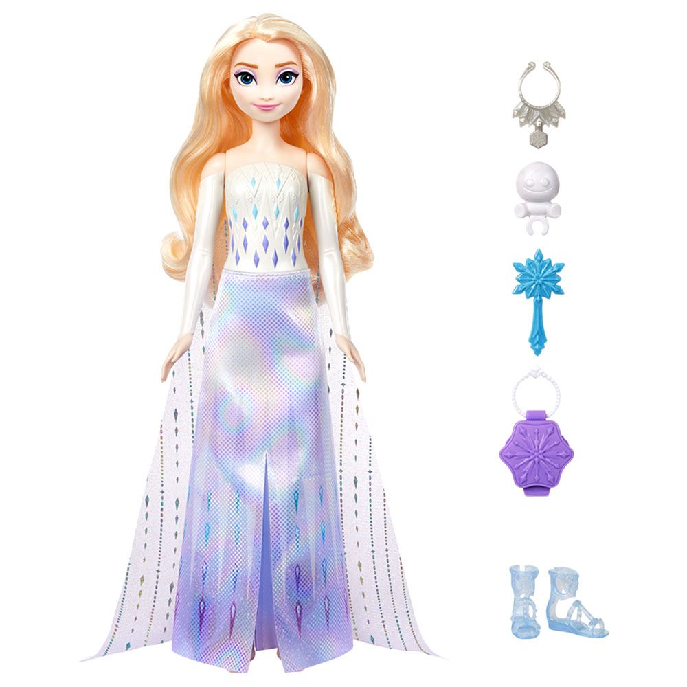 Disney - Frozen Elsa Fashion Doll Set Spin And Reveal with 11 Surprises