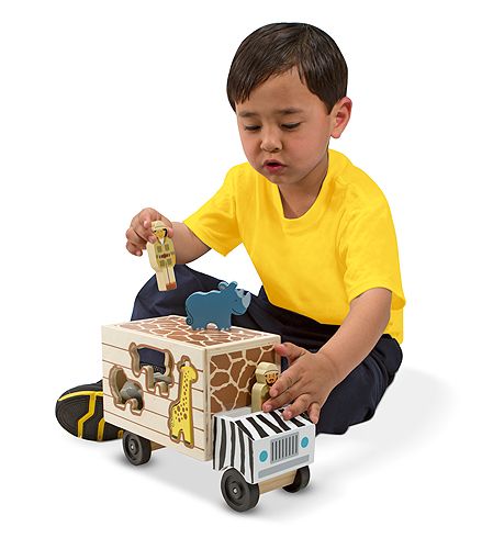 Melissa and doug 2024 shape sorter truck