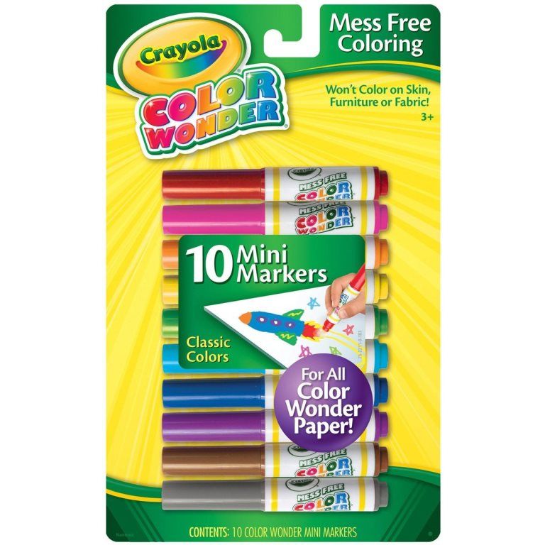 Crayola Cw - 10 Mini Markers  Buy at Best Price from Mumzworld