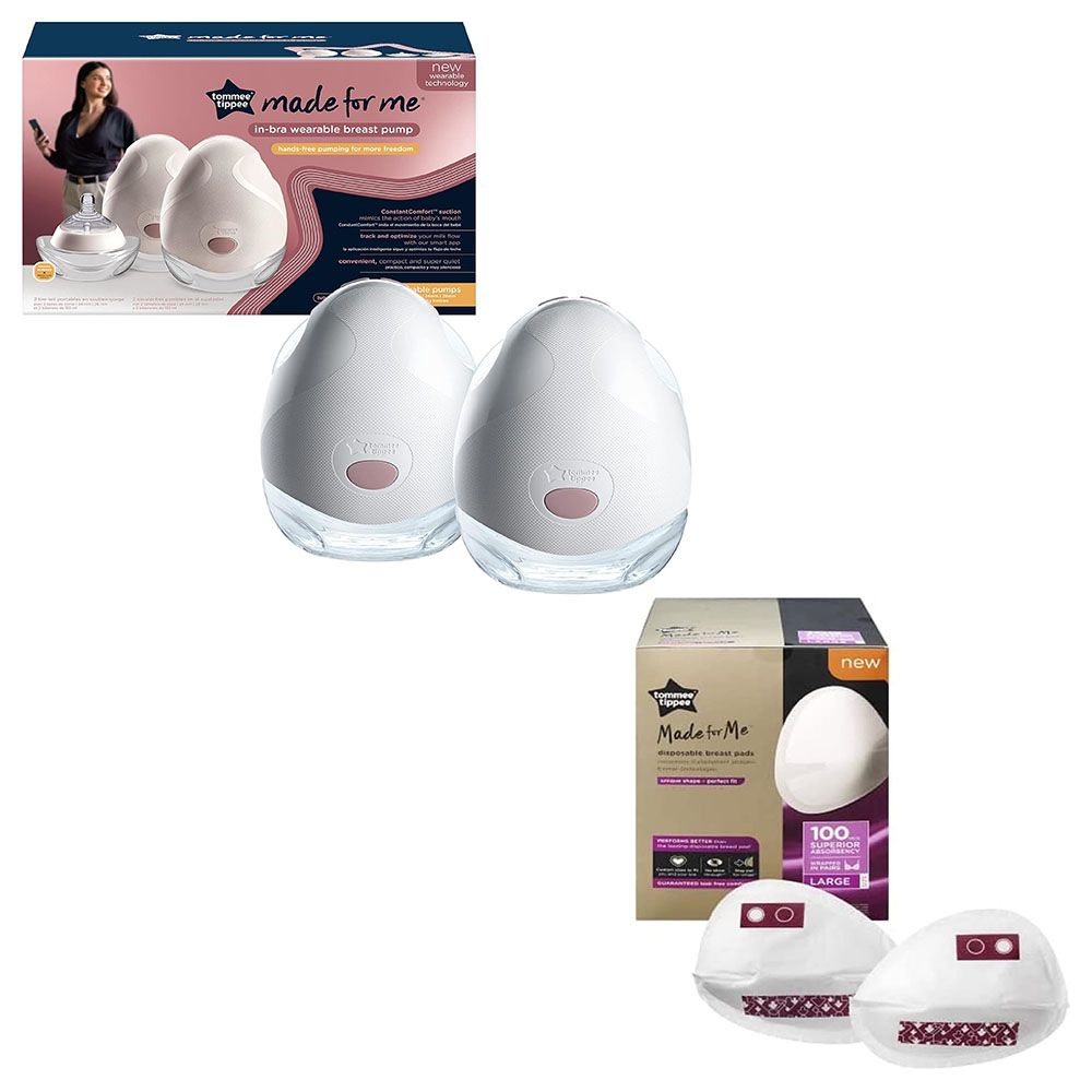 Tommee Tippee Made For Me In Bra Wearable Breast Pump *see Description* NEW!