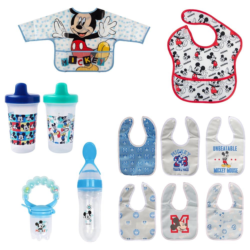 Disney Mickey Mouse Bottle Gift Set with Pacifier and Rattle