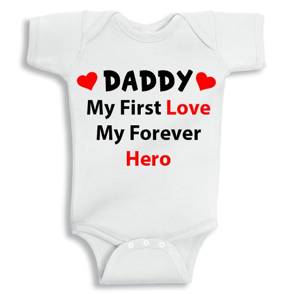 I love hot sale my daddy onesie