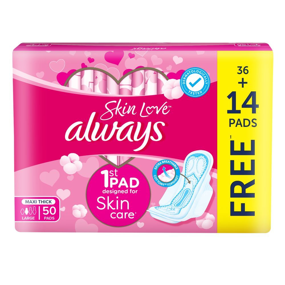 Always Maxi Thick Extra Long Pads - Cool and Dry - Aloe Vera Freshness - 18  Pads: Buy Online at Best Price in Egypt - Souq is now