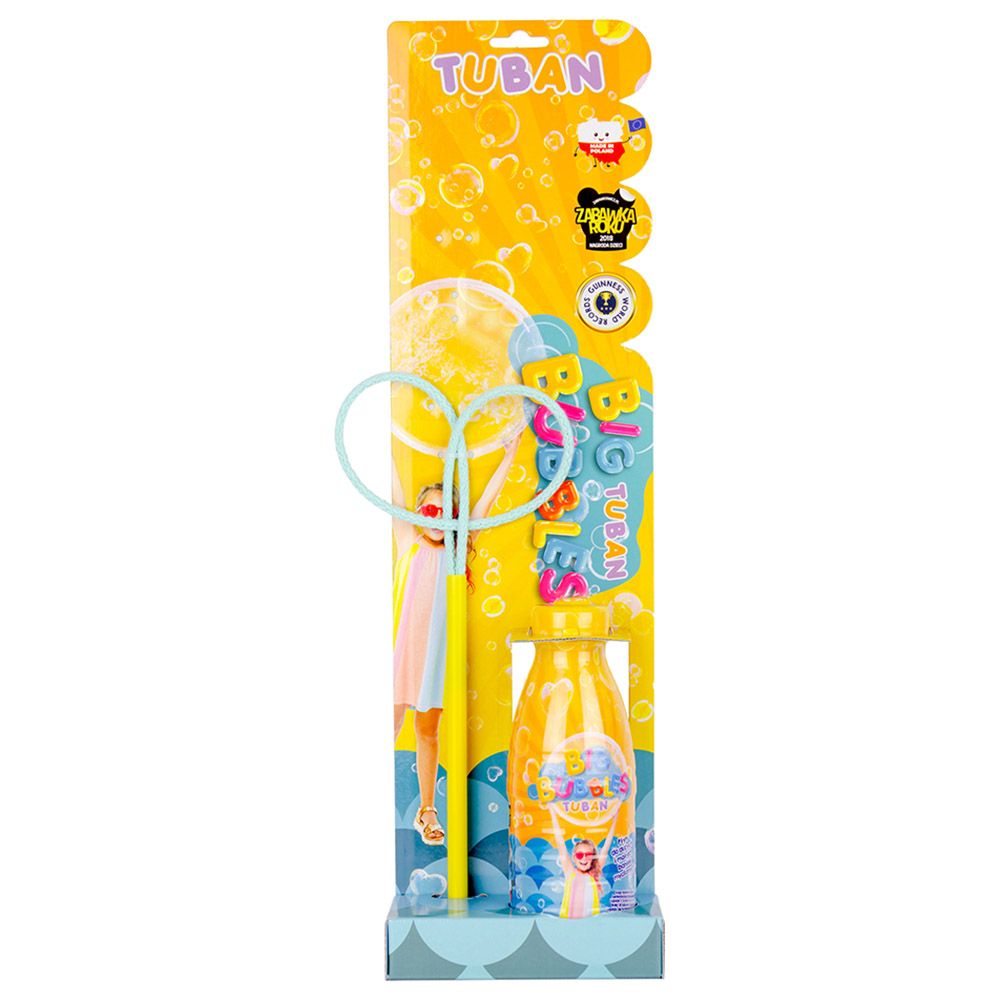 Tuban Giant Bubble Set - 400ml Bubble Liquid + Giant Bubble Wand