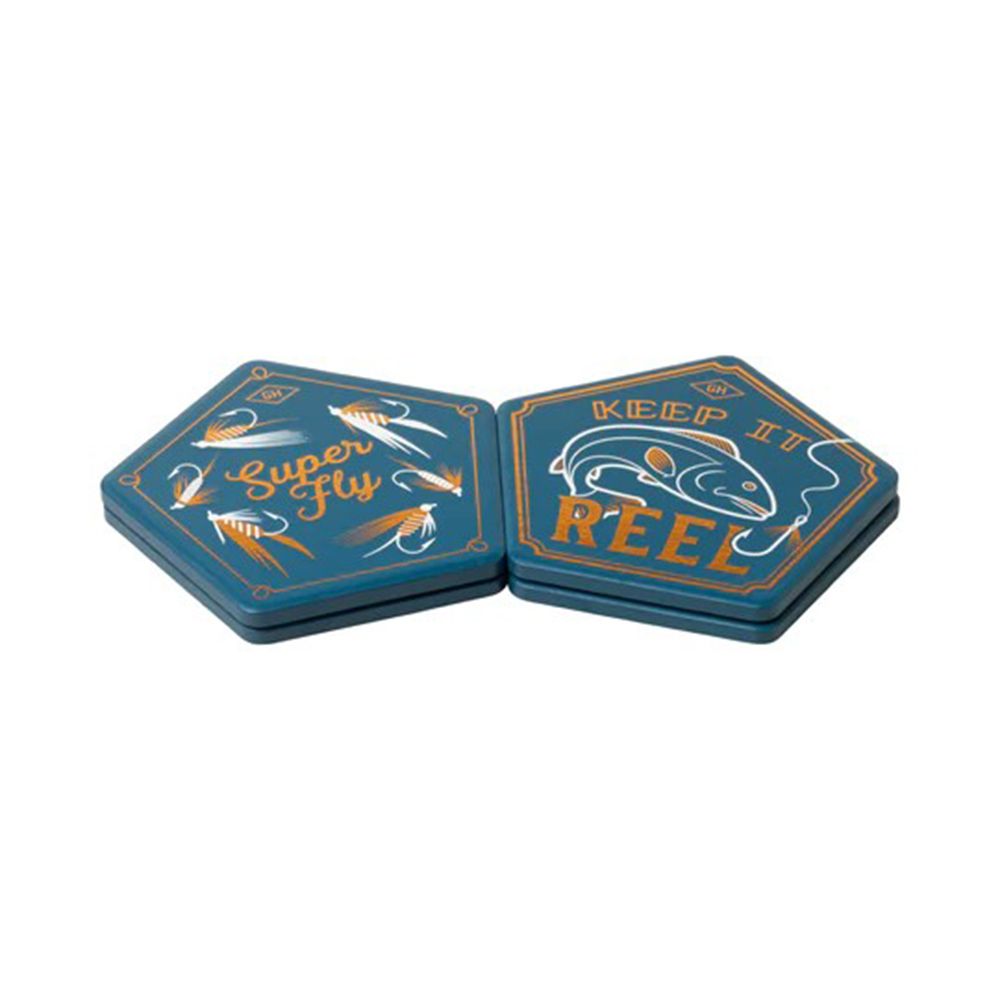 Fly fishing coasters