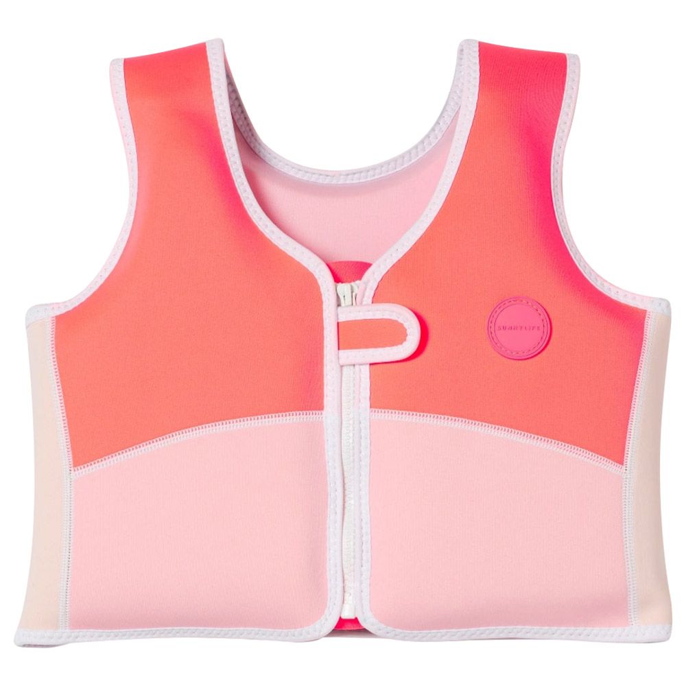 Swim Vest 1-2  Salty the Shark Aqua Neon Yellow - SUNNYLiFE – SUNNYLiFE UK