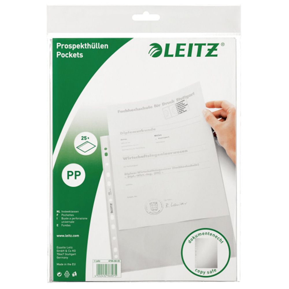 Leitz 10531025 - Raccoglitore formato A4, 100% c…