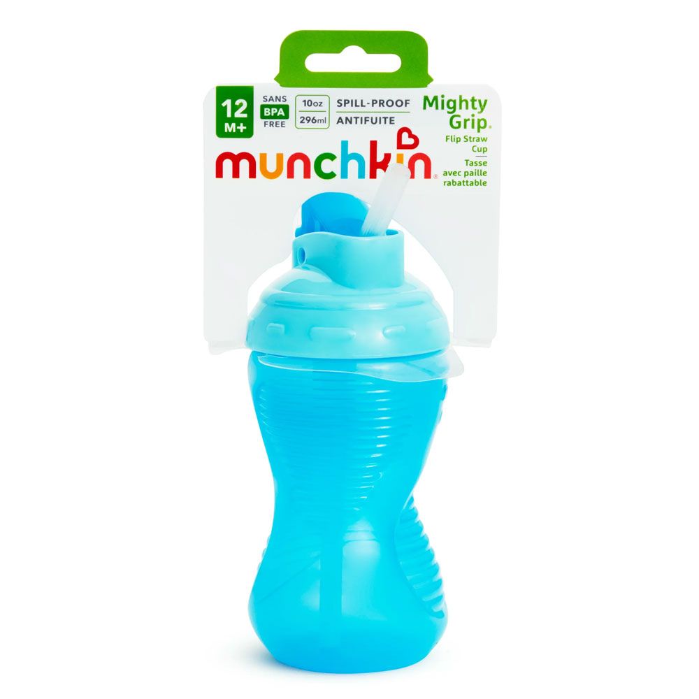 Munchkin Click Lock Weighted Straw Flexi Cup - 7 Oz(Colors May Vary) 