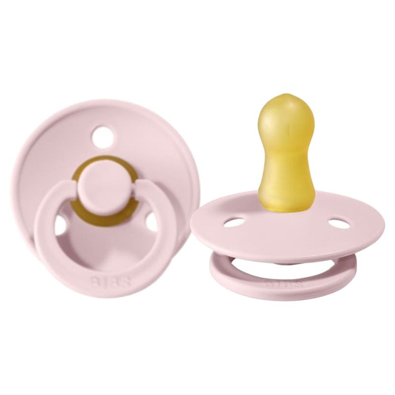 Bibs - Colour S1 Pacifiers - Pack of 2 - Coral/Ruby