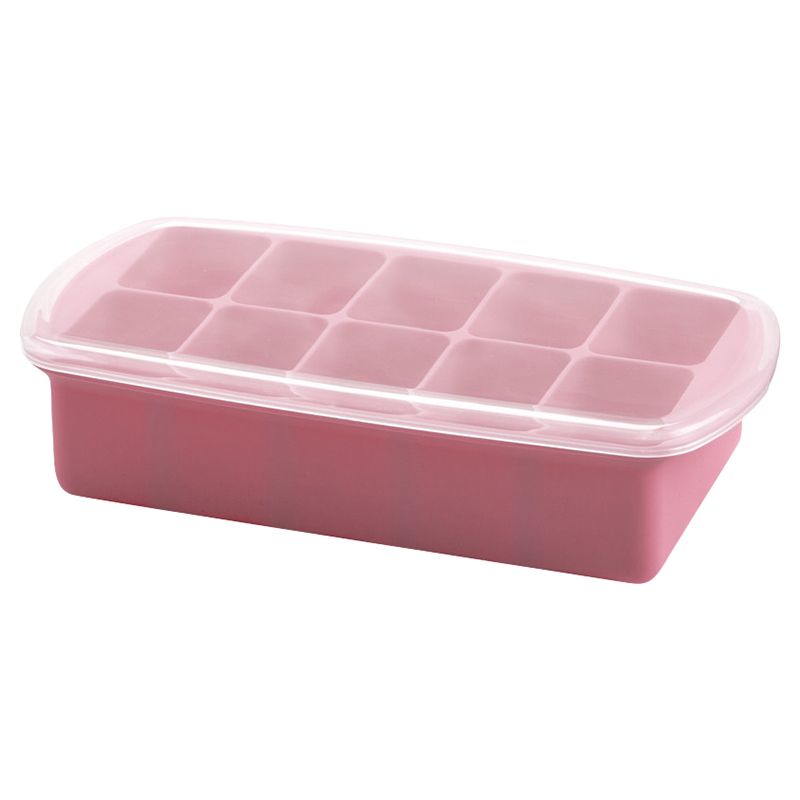 Melii Silicone Baby Food Freezer Tray with Lid (Mint)