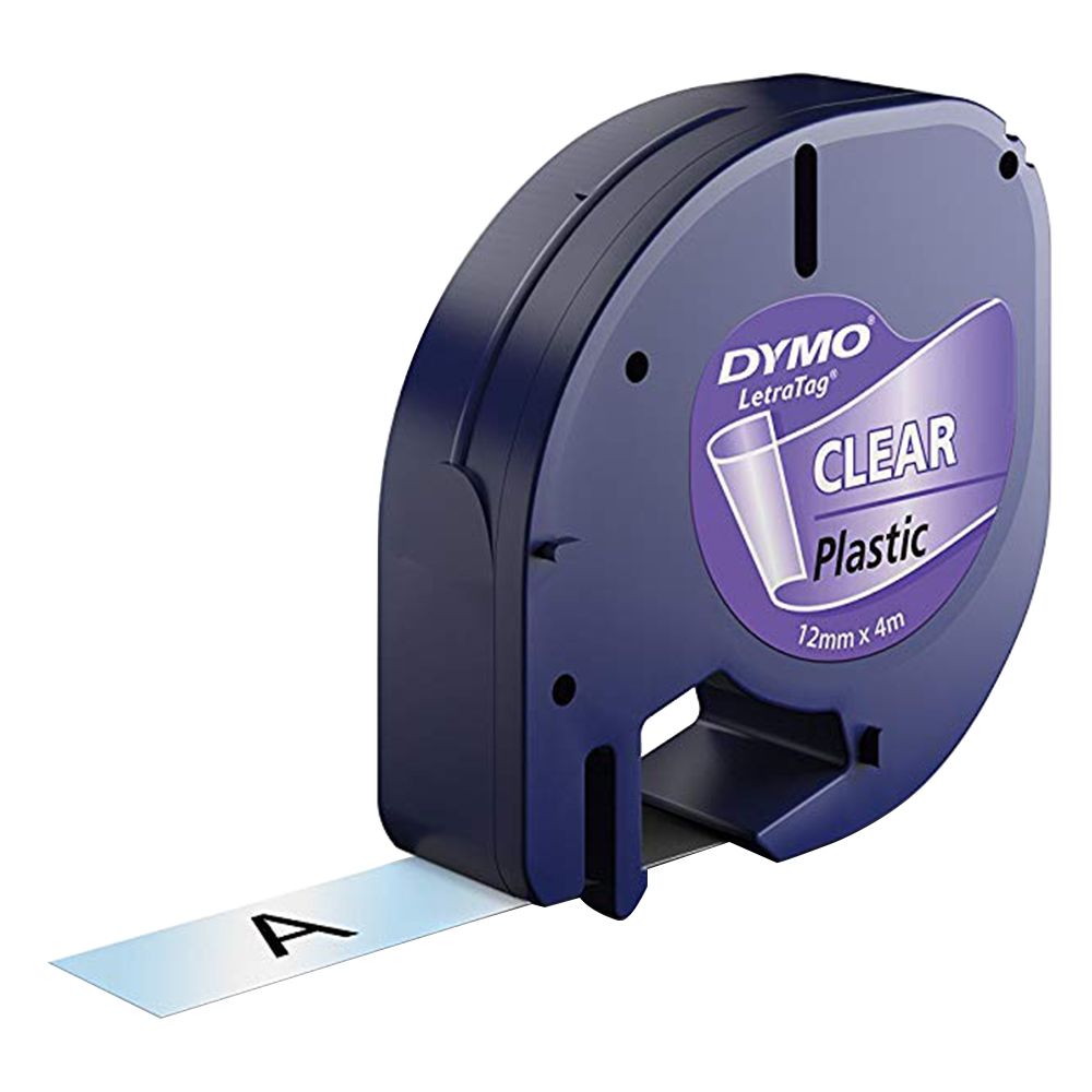  DYMO LetraTag Paper Labels, Authentic, 12 mm x 4 m